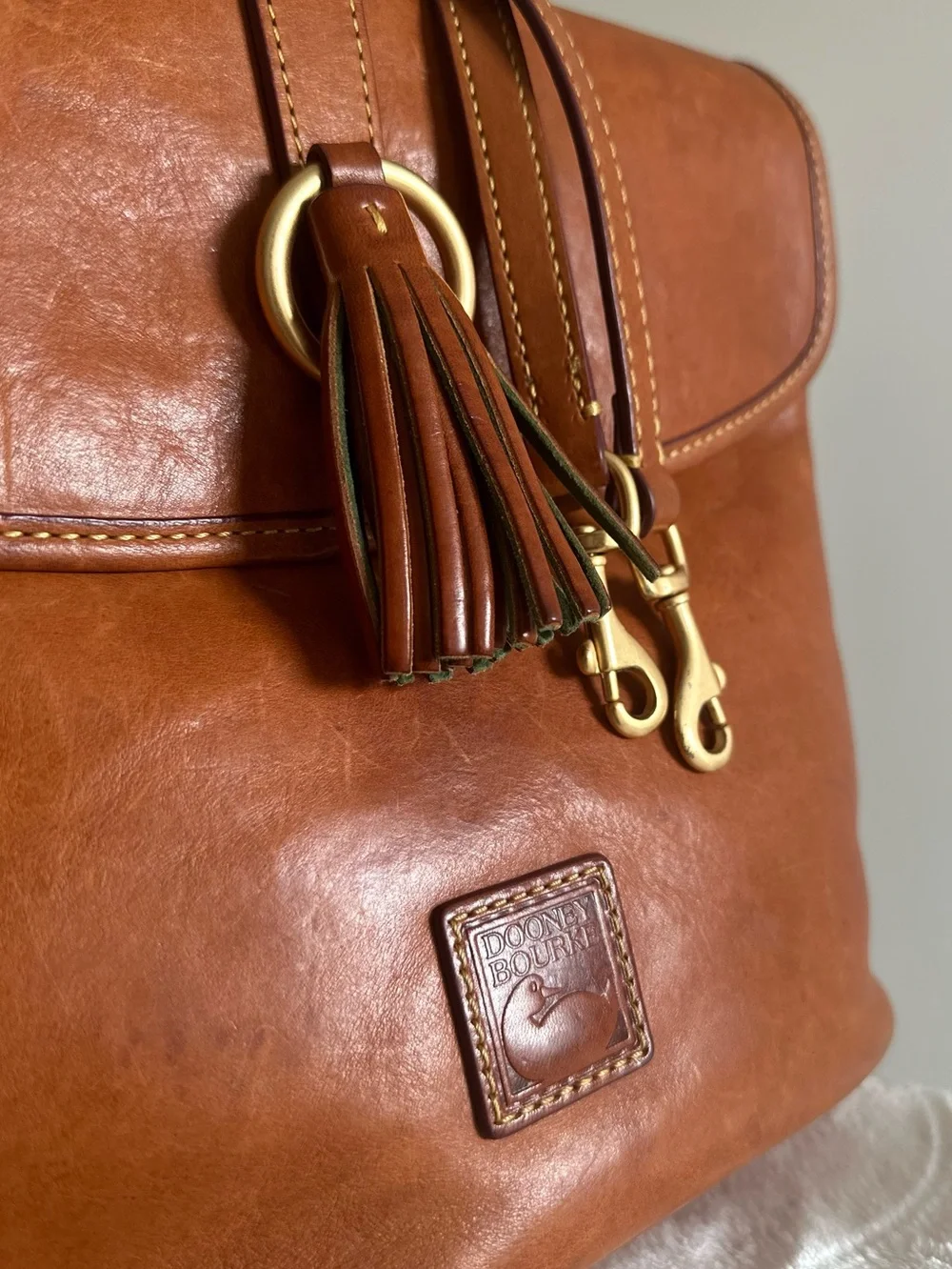 Dooney & Bourke Natural Florentine 2 Bag Bundle - Picture 3 of 16